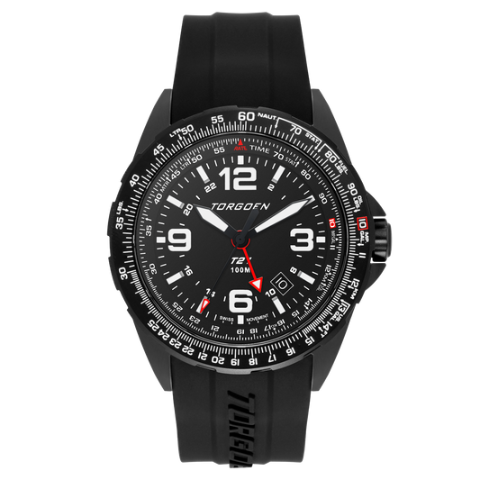 T21 DLC | 44mm, Silicone Strap